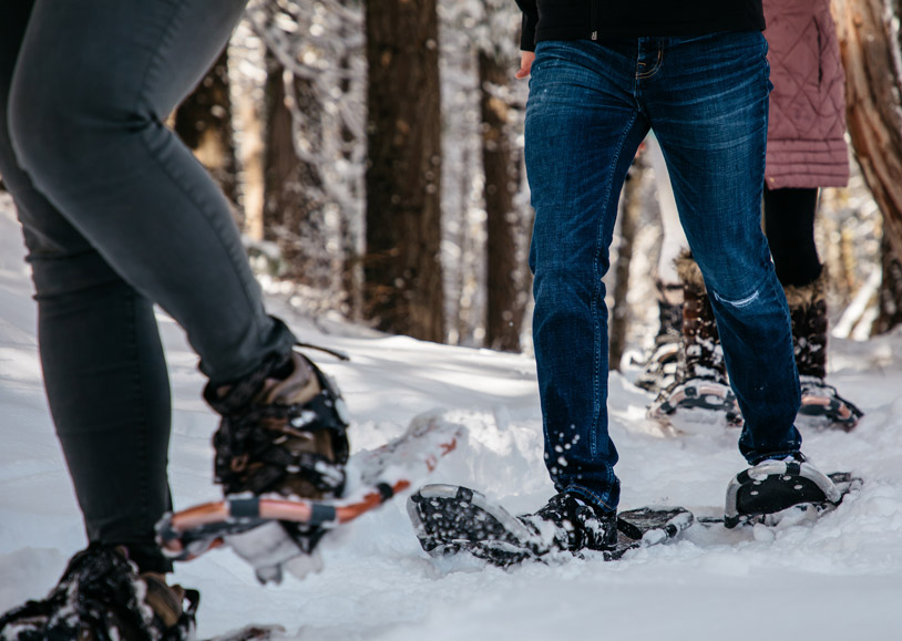 Snowshoeing at Tenaya Lodge at Yosemite