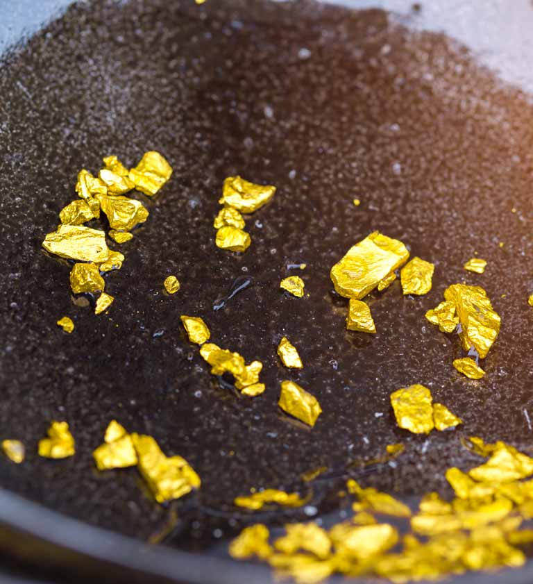 Gold panning at Tenaya at Yosemite