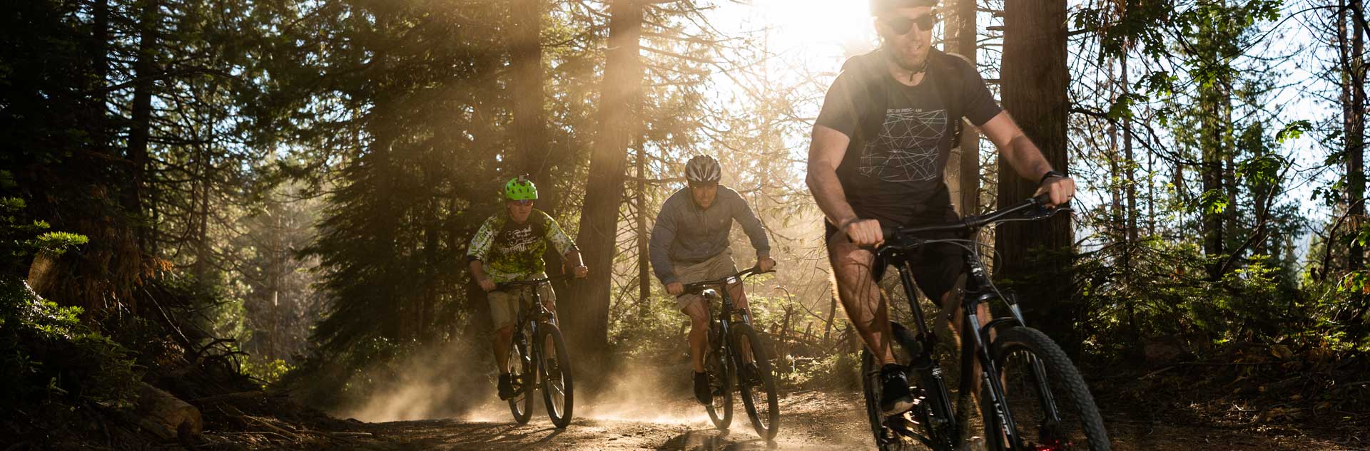 Mountain biking at Tenaya at Yosemite