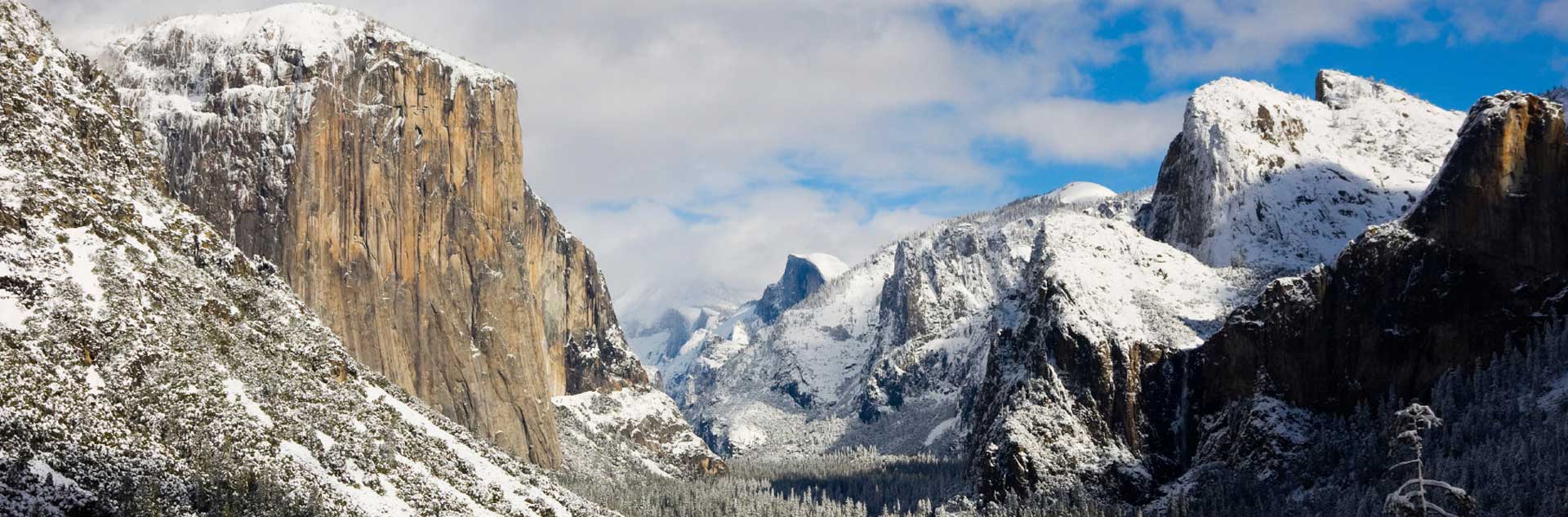 Yosemite Valley in winter
