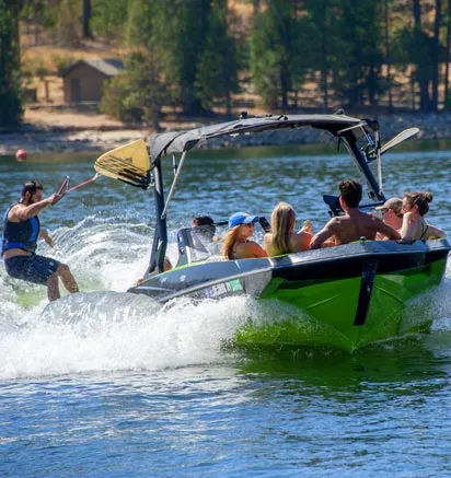 Bass Lake boat rentals at Miller's Landing