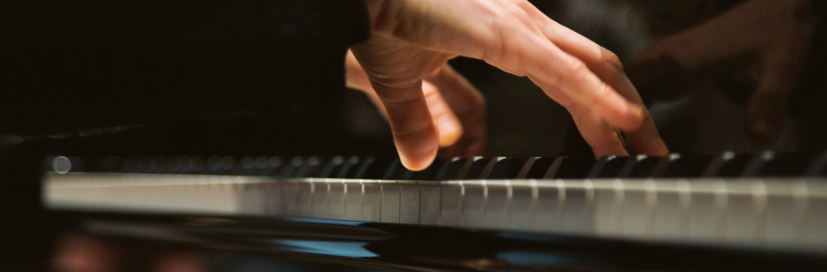 A pianist playing the piano