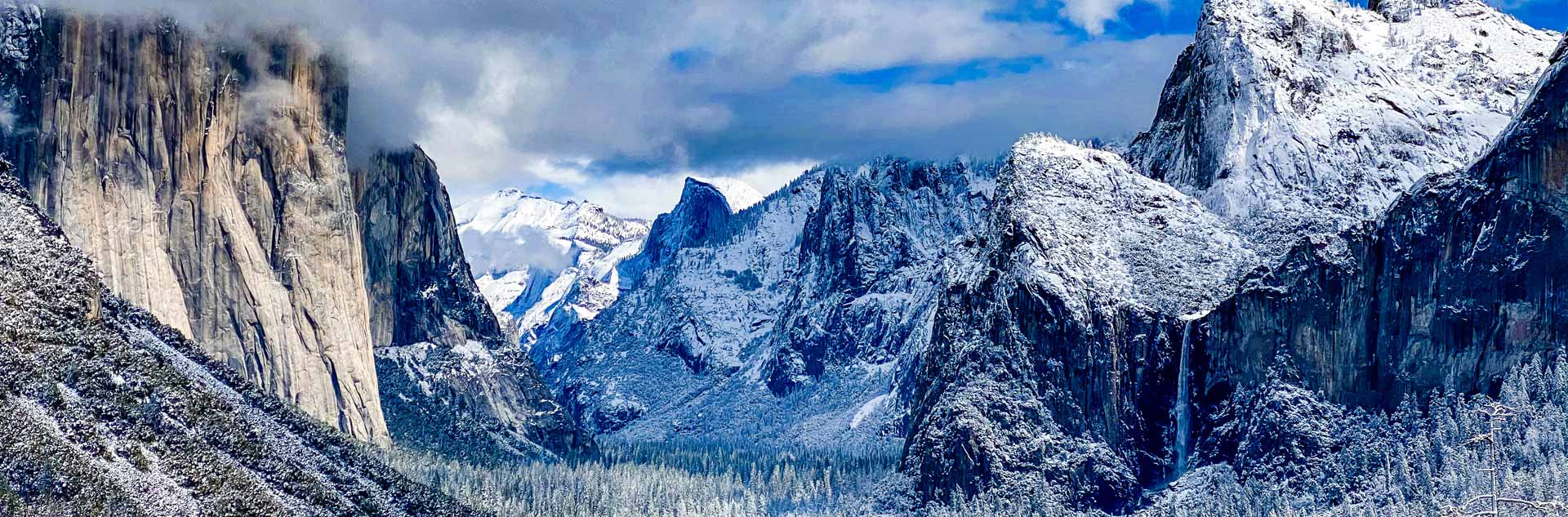 Yosemite Valley in winter