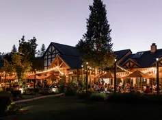 Exterior view of Jackalope's Patio at Tenaya at Yosemite