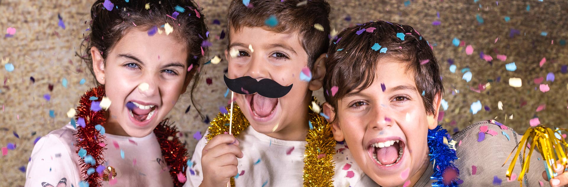 New Year's Eve Bash for Kids 1 Kids having fun at a New Years Eve party