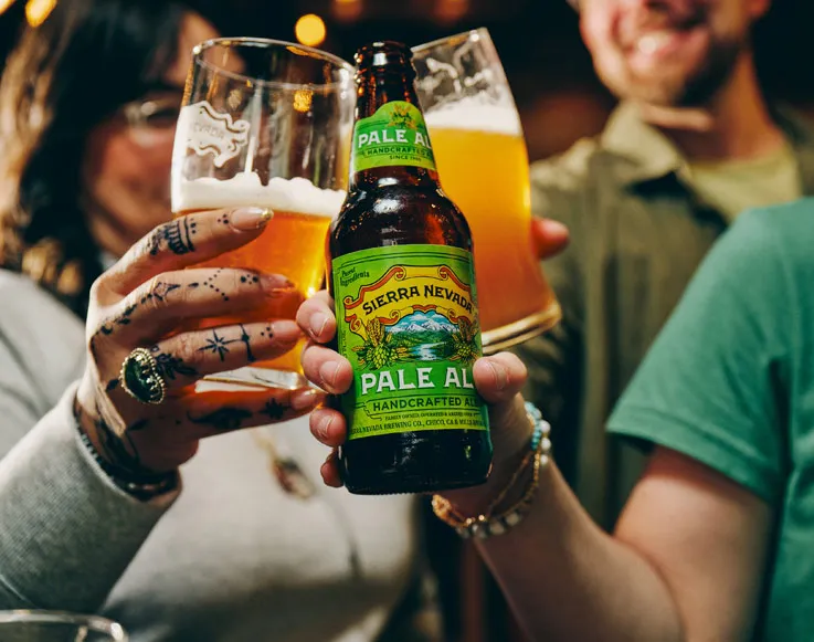 Upcoming Events 3 Guests toasting Sierra Nevada brews