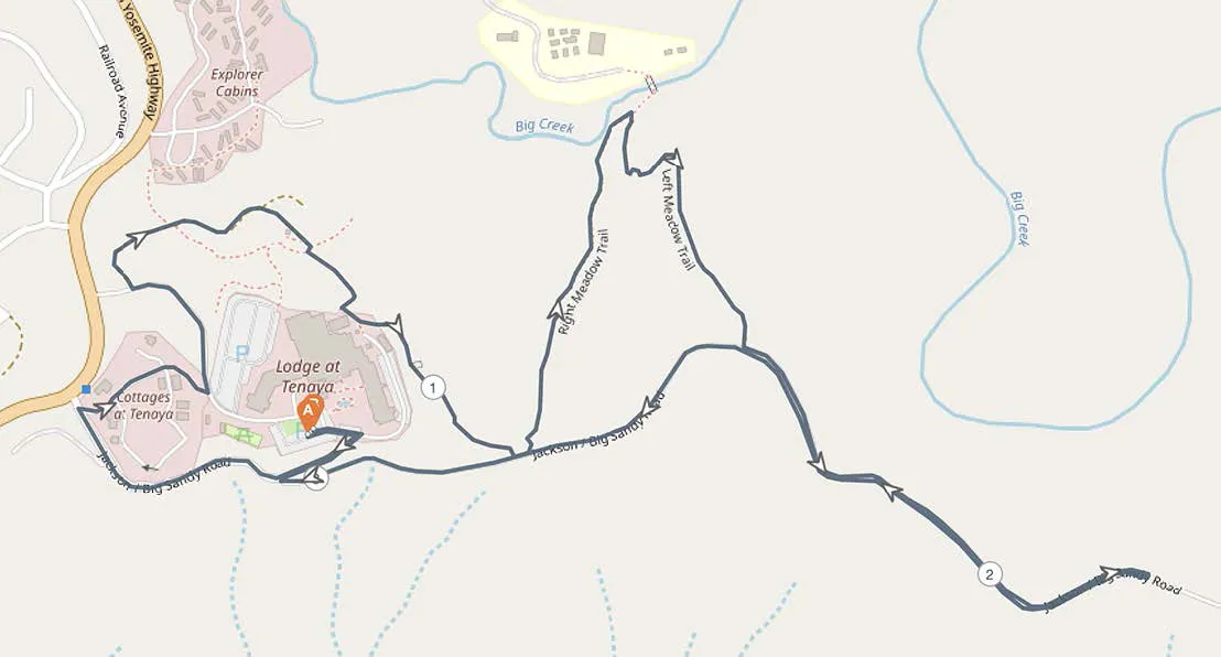 Wellderness 5K and 10K course map 2025