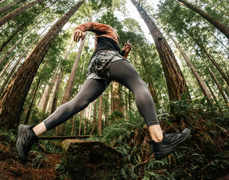 Experience 6 A runner on a trail near Yosemite National Park