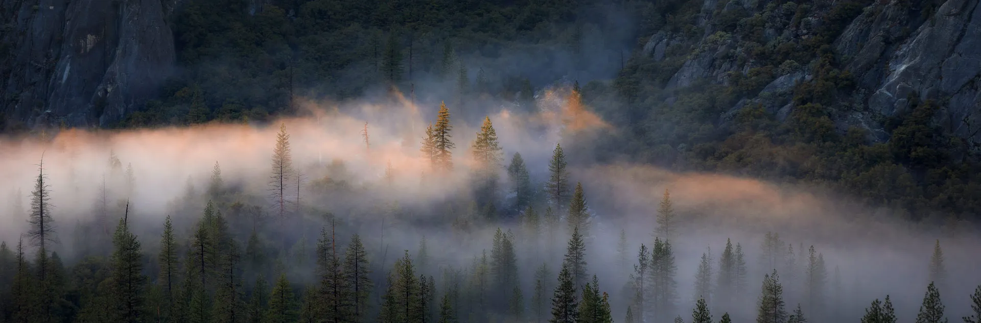 Fog over Yosemite Valley