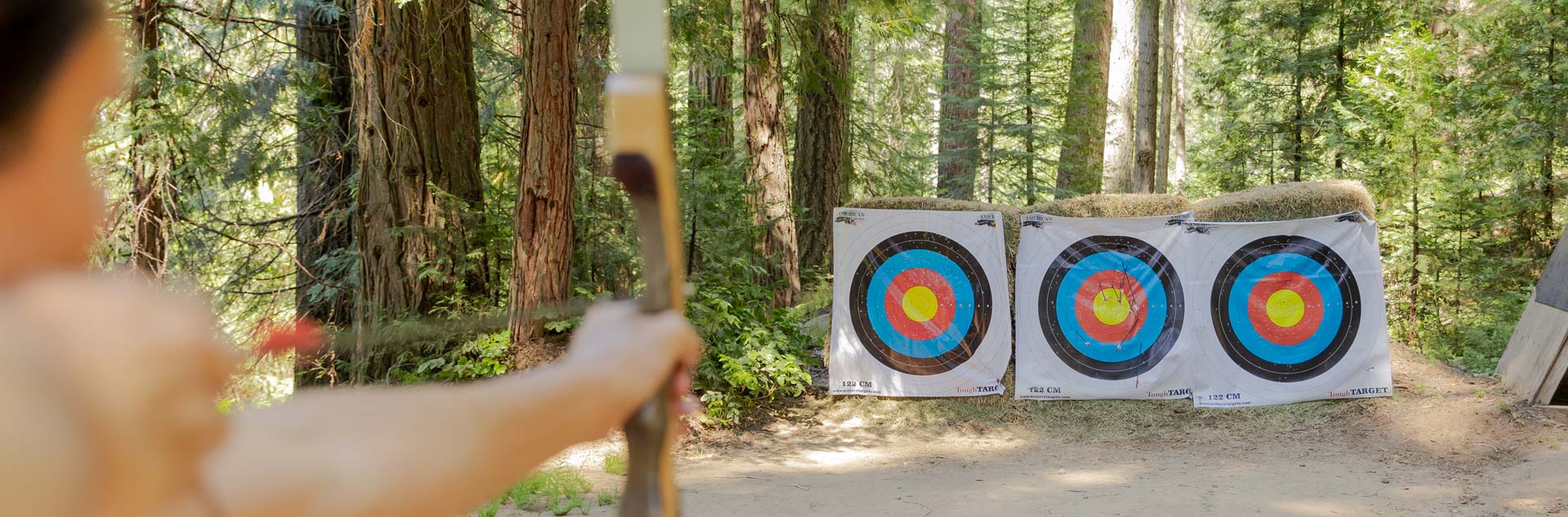 Archery classes at Tenaya at Yosemite