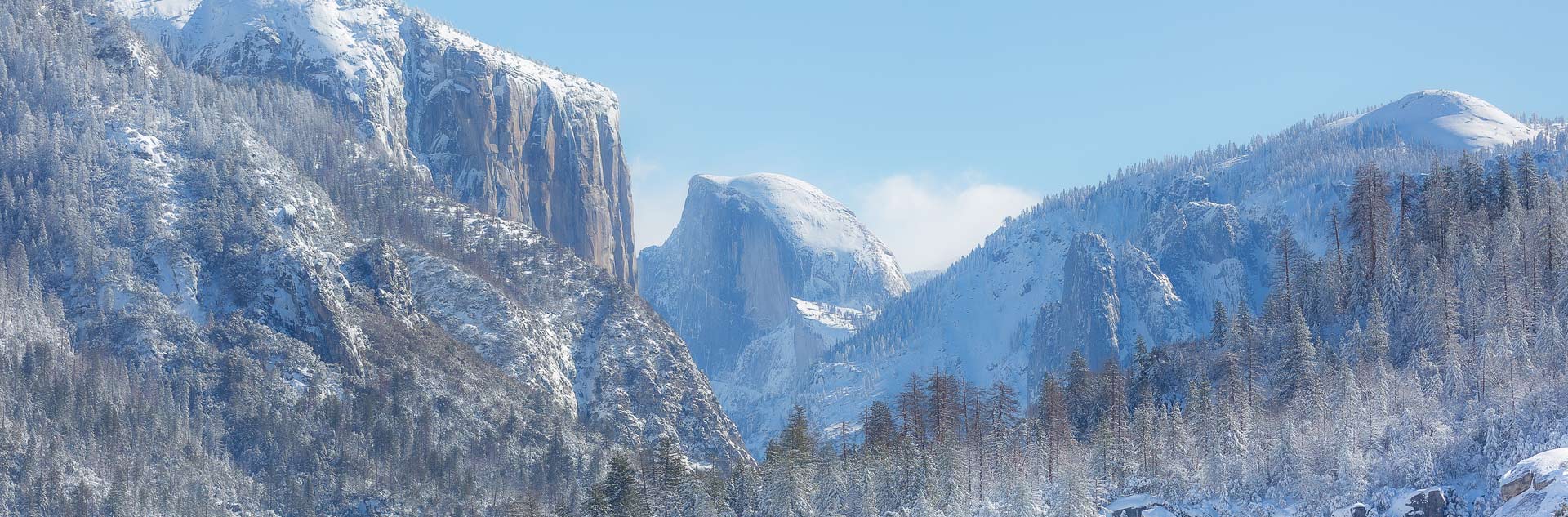 Yosemite Valley in winter