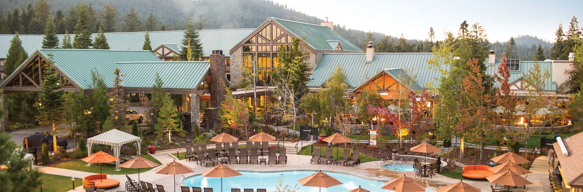 An exterior view of Tenaya at Yosemite