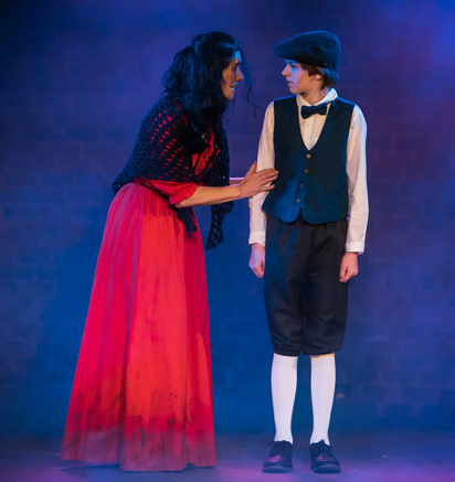 Two performers at Oakhurst's Golden Chain Theatre