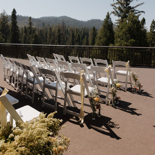 Weddings 11 An outdoor wedding ceremony at Tenaya at Yosemite