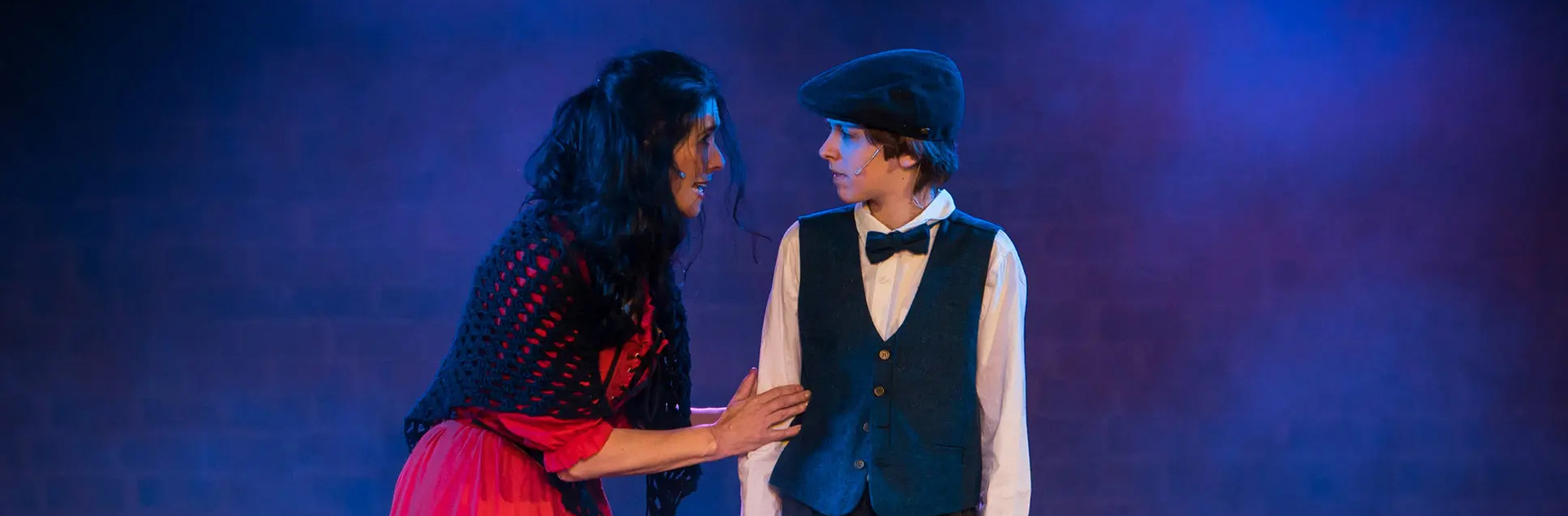 Two performers at Oakhurst's Golden Chain Theatre