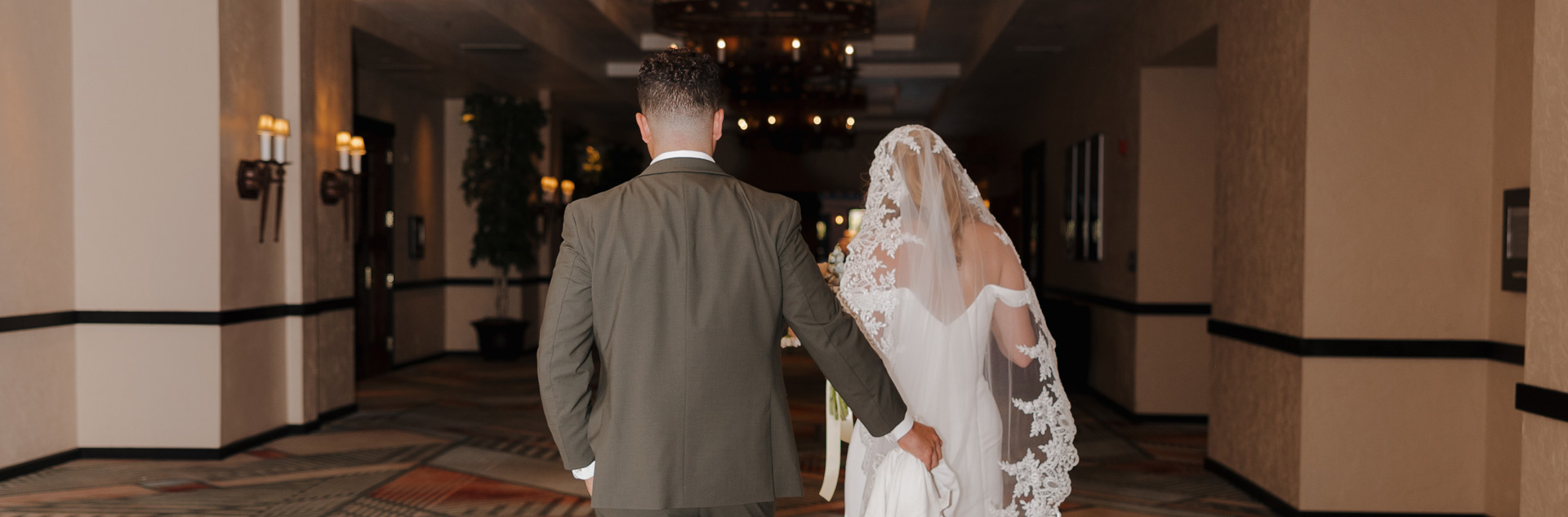 A bride and groom at Tenaya at Yosemite