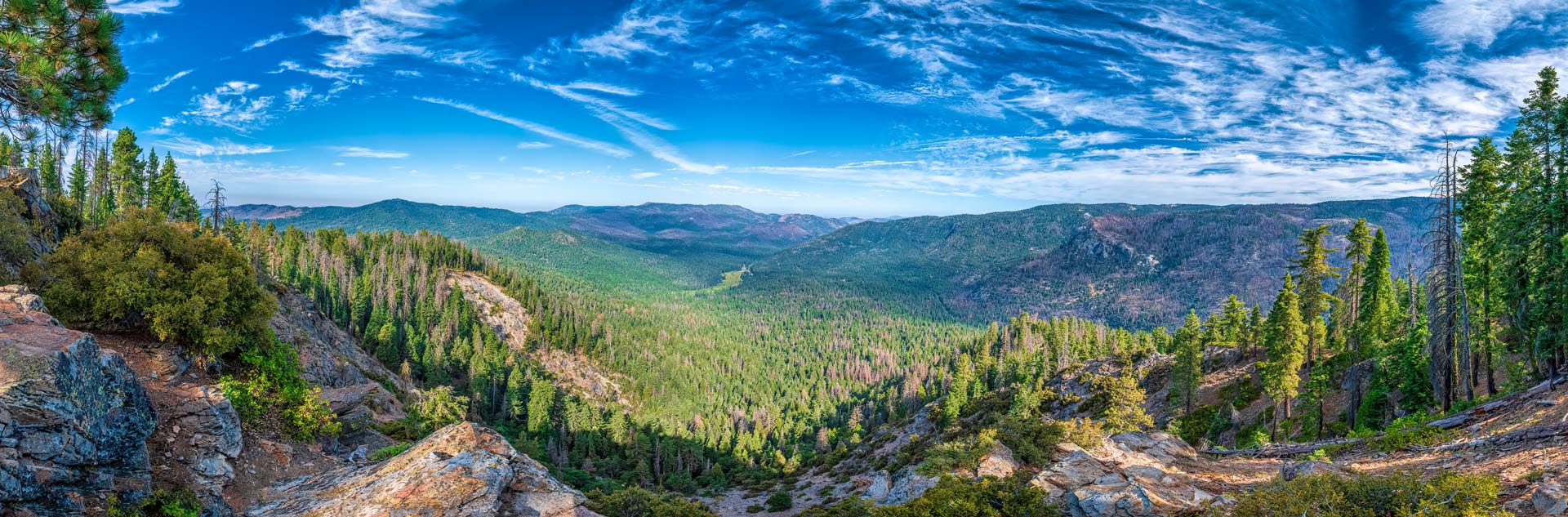A beautiful valley near Yosemite National Park