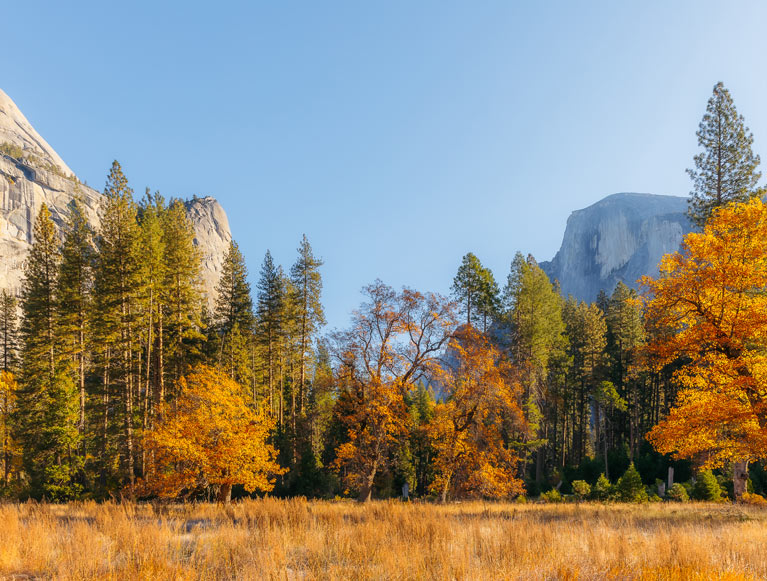 Yosemite Valley in fall