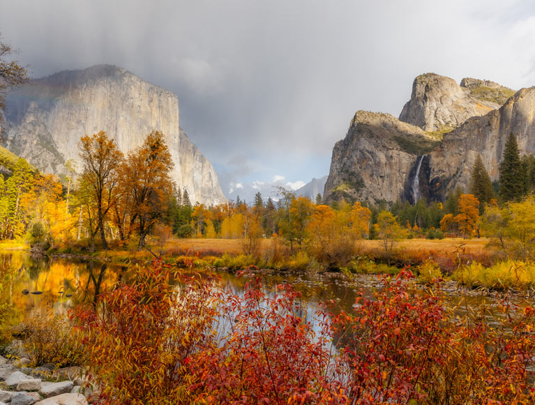 Yosemite Valley in fall