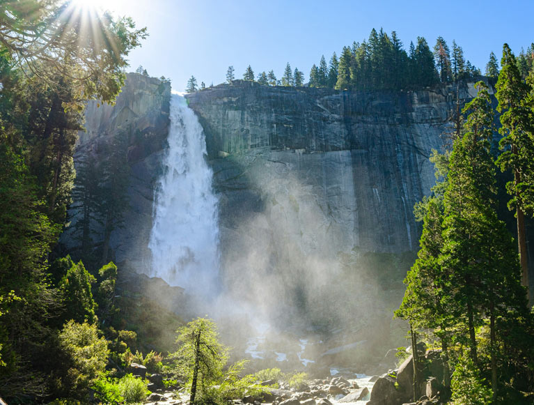 Yosemite Falls in spring