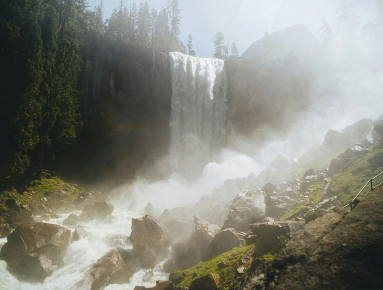 The Mist Trail in Yosemite National Park