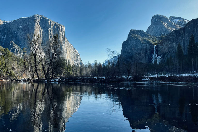 Yosemite Valley in winter