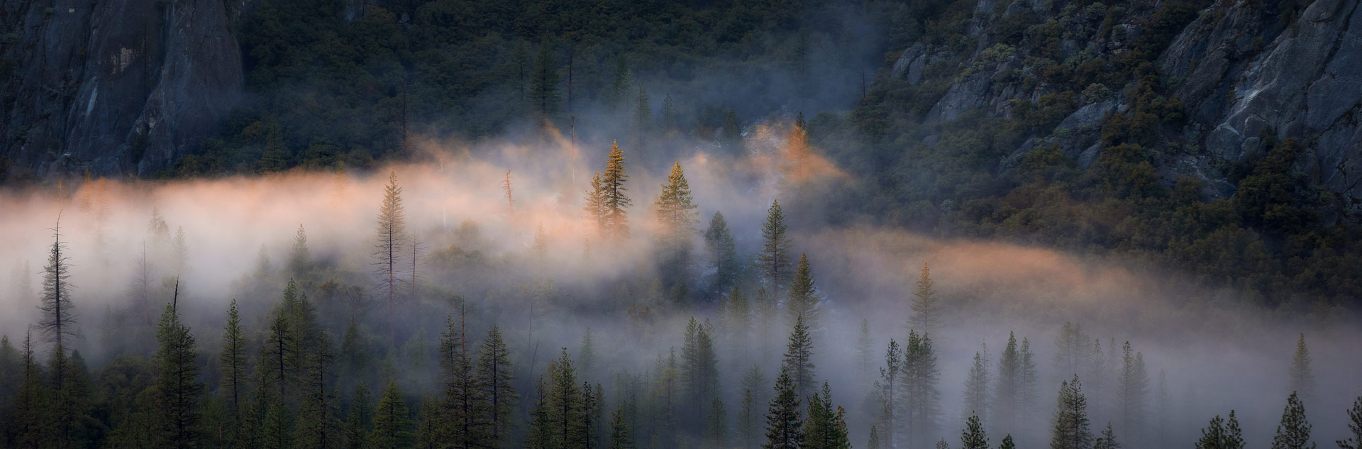 Fog over Yosemite Valley