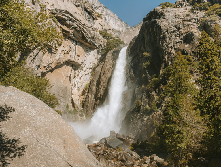 Yosemite Falls in Yosemite National Park
