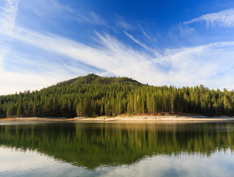 Bass Lake near Yosemite National Park