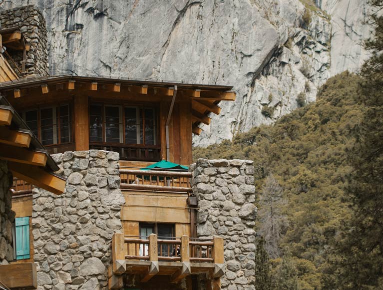 The Ahwahnee Hotel in Yosemite Valley