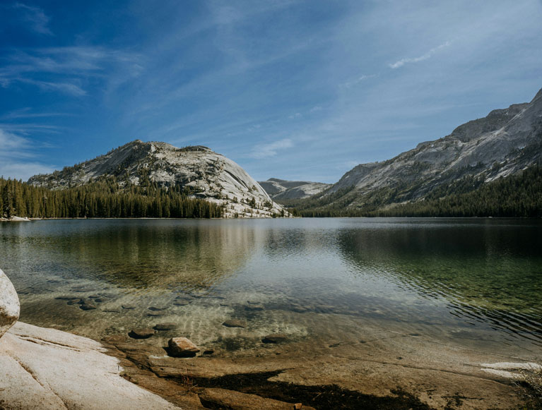 A high country lake in Yosemite National Park