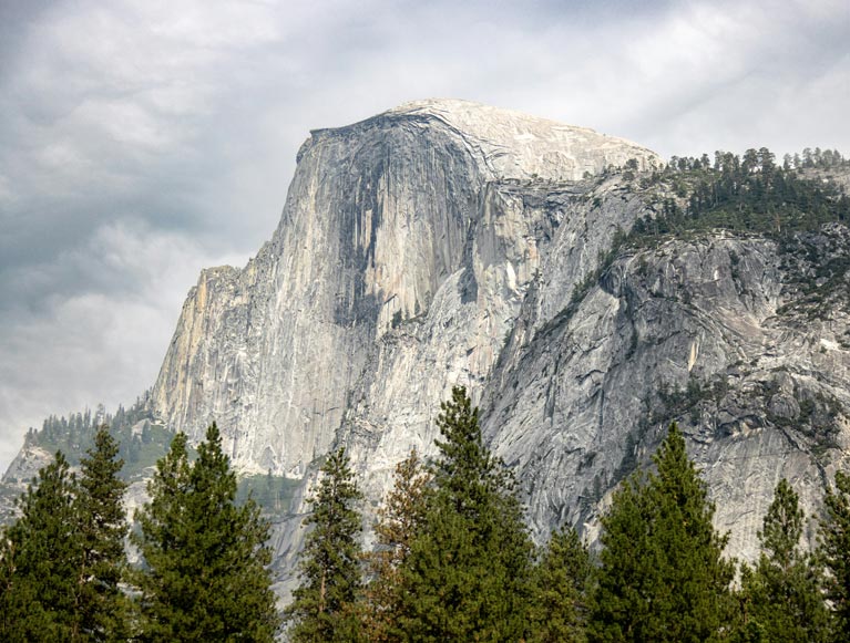 Half Dome in Yosemite Valley